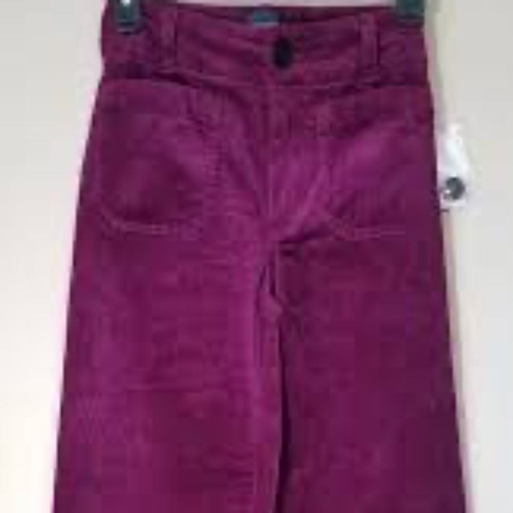 Anthropologie Colette Magenta/Violet Corduroy Cropped Pants excellent condition